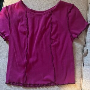 SO tee shirt, semi cropped